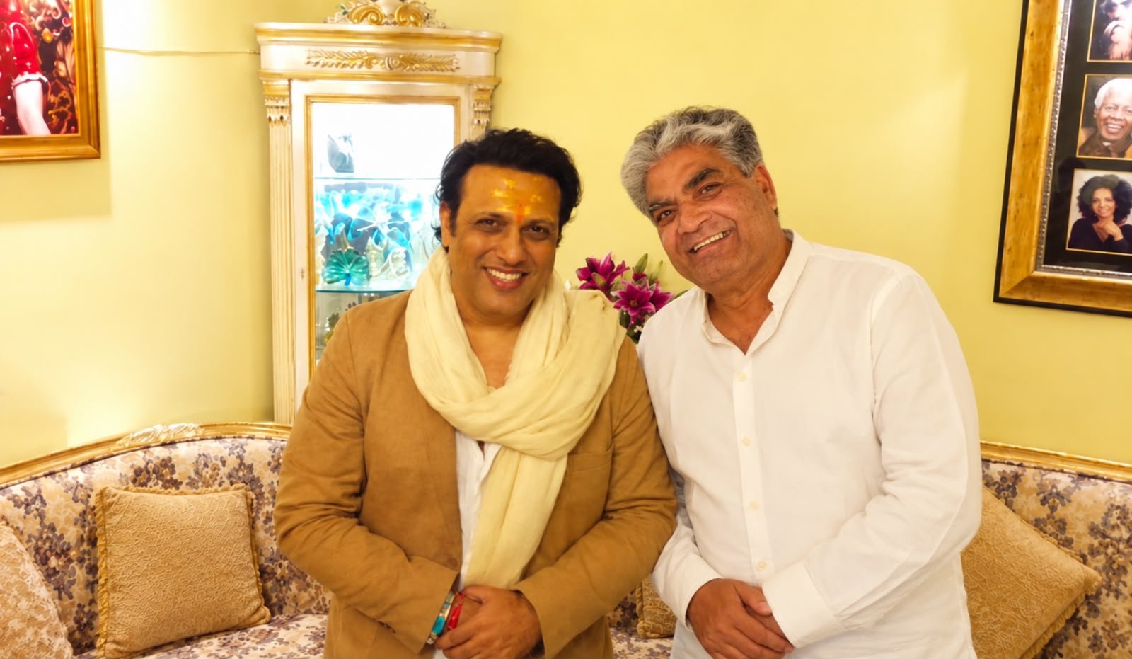 A memorable meeting and moment of goodwill