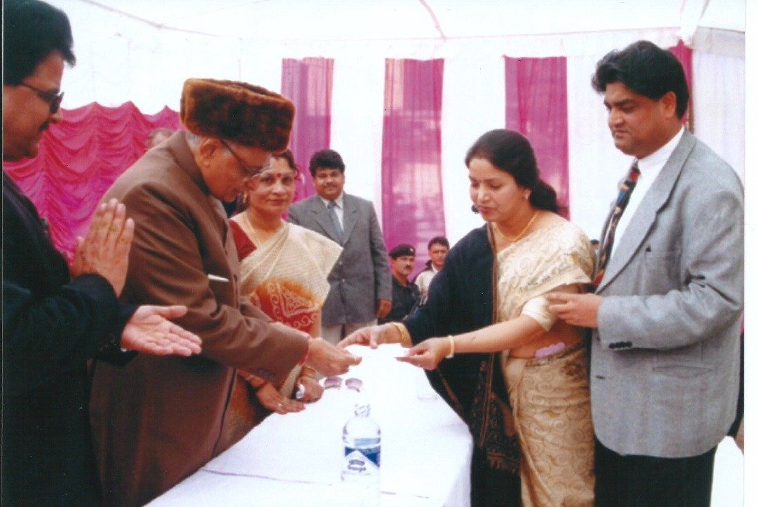 A memorable moment of honour and appreciation.