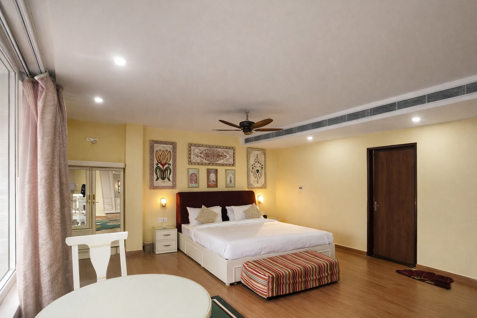 Complimentary stay accommodation for accompanying staff